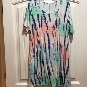 Tie dyed tunic